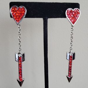 Heart and Arrow Earring Valentines Day Jewelry NWOT